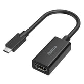 Hama USB-C Male to HDMI Female Cable, Ultra-HD 4K, Black
